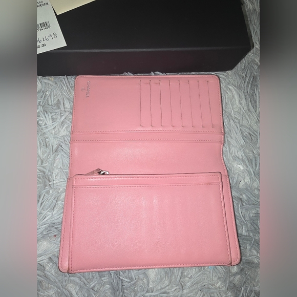 Chanel Camilla Flower Pink 💗 Long Wallet (EUC)(SEE PICS)(COMES WITH TAGS & BOX) - Picture 8 of 12